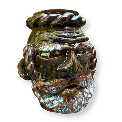 Brian Wilson 8" Bearded Male Container/Vase DP6343